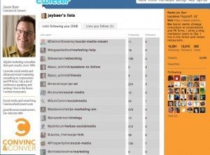 Twitter _ Lists following jaybaer Twitter _ Lists following jaybaer