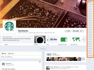 9 Starbucks 1 300x223 14 Ways New Facebook Betrays Small Business