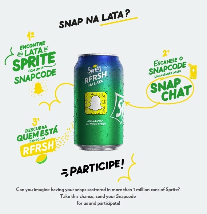 Sprite Snapchat campaign