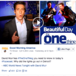 ABC’s World News Tonight Debuts Facebook Newscast