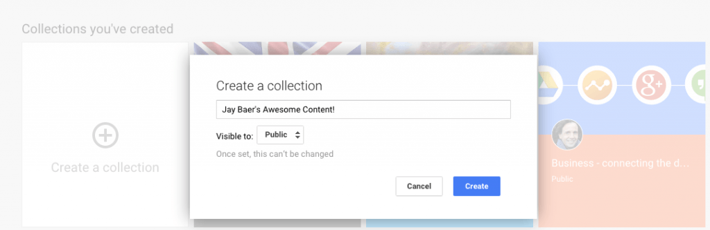 Google plus collections 2
