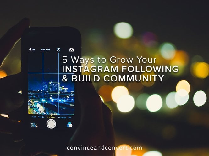 5 Ways to Grow Your Instagram Following and Build Community