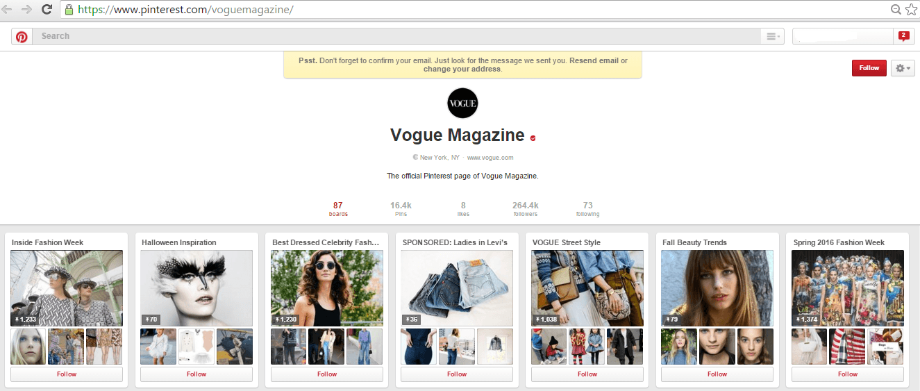 Vogue on Pinterest