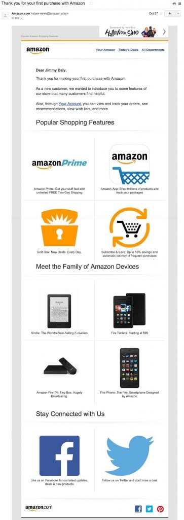 amazon email personaliztion