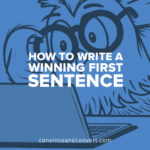 how-to-write-a-winning-first-sentence