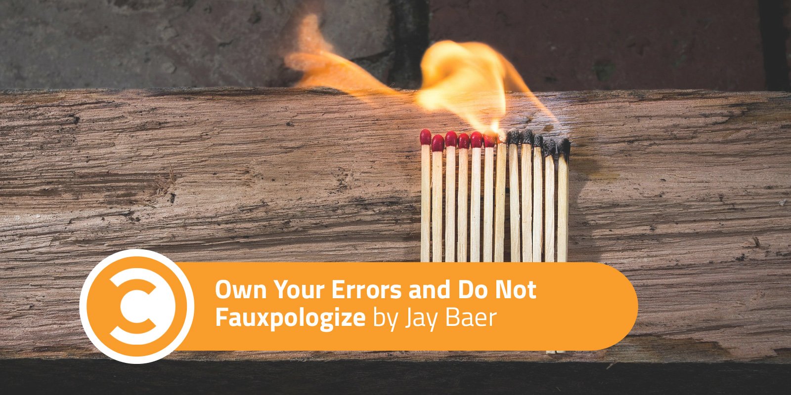 Own Your Errors and Do Not Fauxpologize