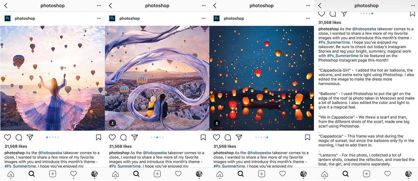 Photoshop Instagram story