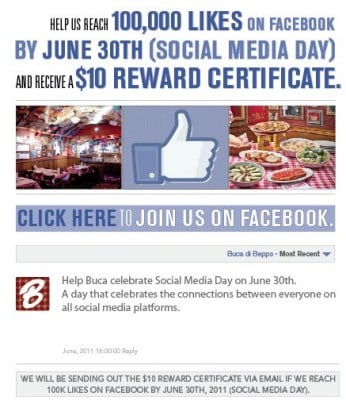 MILLION emails offering $10 worth of free food