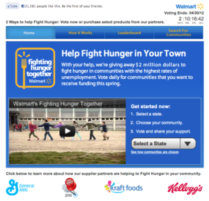 Walmart Fight Hunger Contest