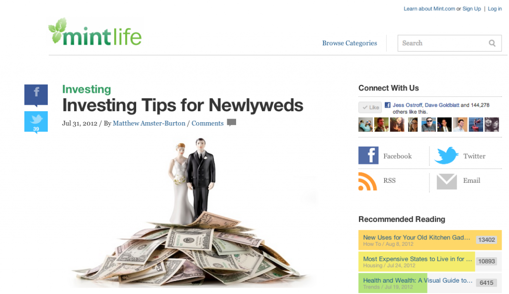 Financial planning tips from Mint.com
