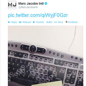 Marc Jacobs twitter post