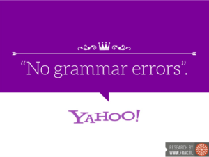 No grammar errors