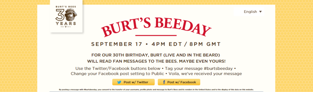 Burt’s Bees Turns To Social Media Community To Host Global Beeday Celebration