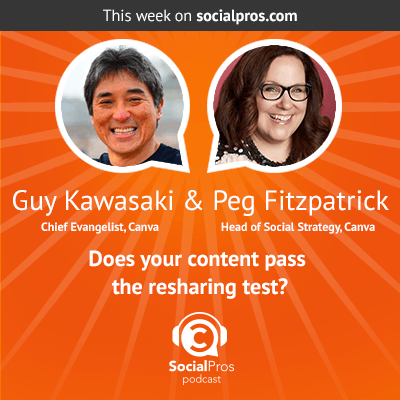 Social Pros Podcast with Guy Kawasaki and Peg Fitzpatrick