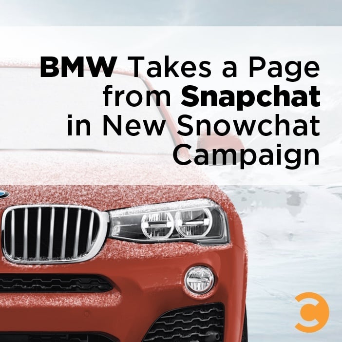  BMW Takes a Page from Snapchat in New Snowchat Campaign