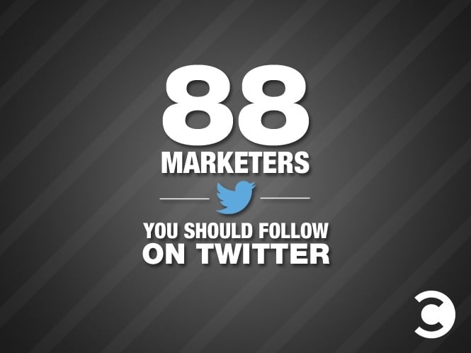 88 Marketers You Should Follow on Twitter