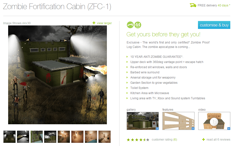 Zombie Fortification Cabin