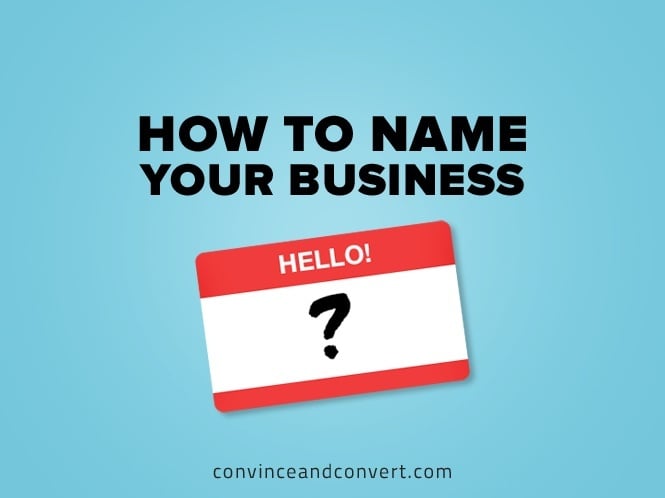 How to Name Your Business