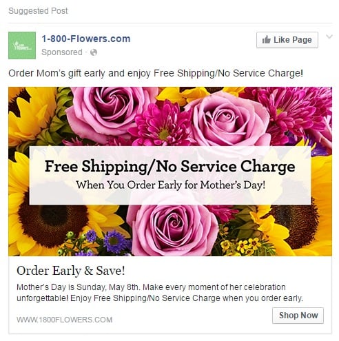 PPC Mothers Day ad
