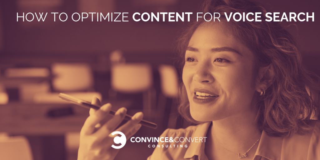how to optimize content for voice search