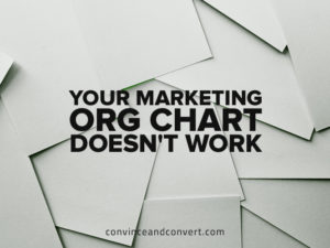 Your Marketing Org Chart Doesn't Work