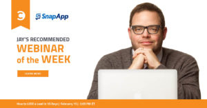 Jay's Recommended Webinar of the Week