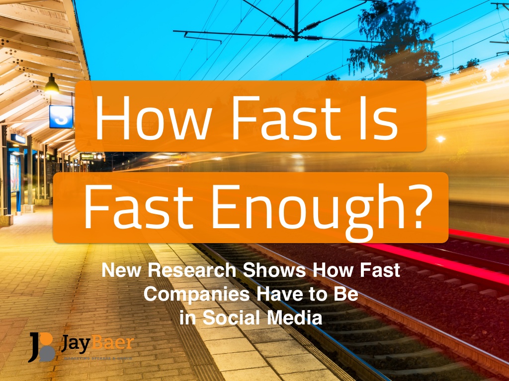 How fast is fast enough?