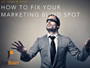 How to fix your marketing blind spot