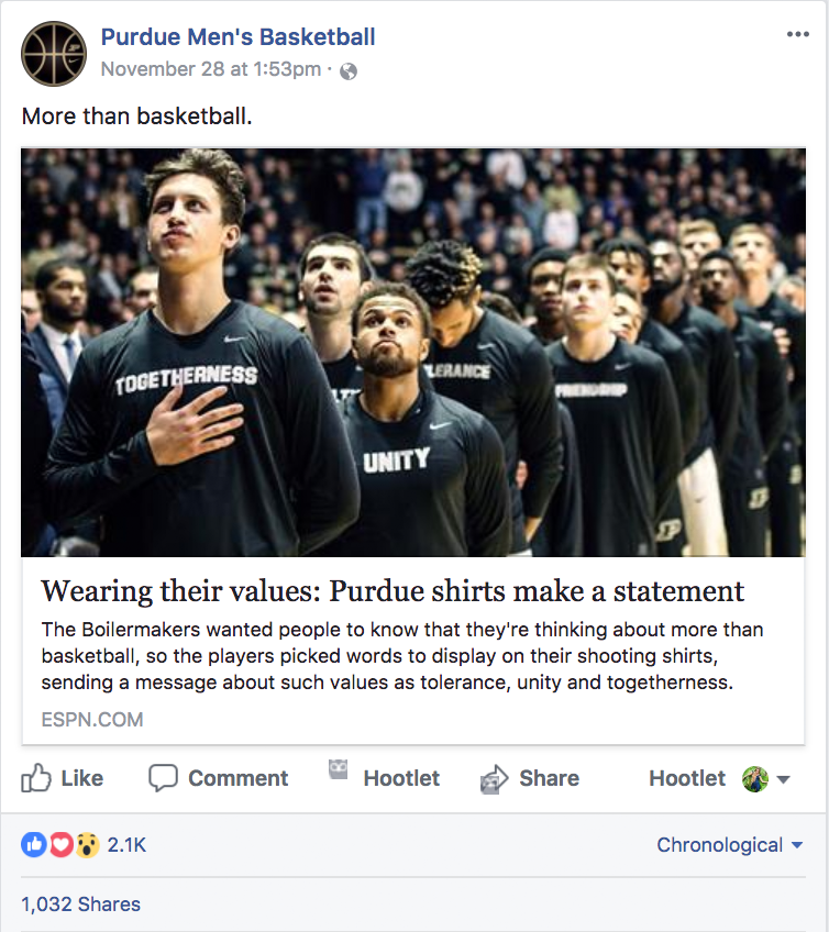 Purdue Men's Basketball uniforms