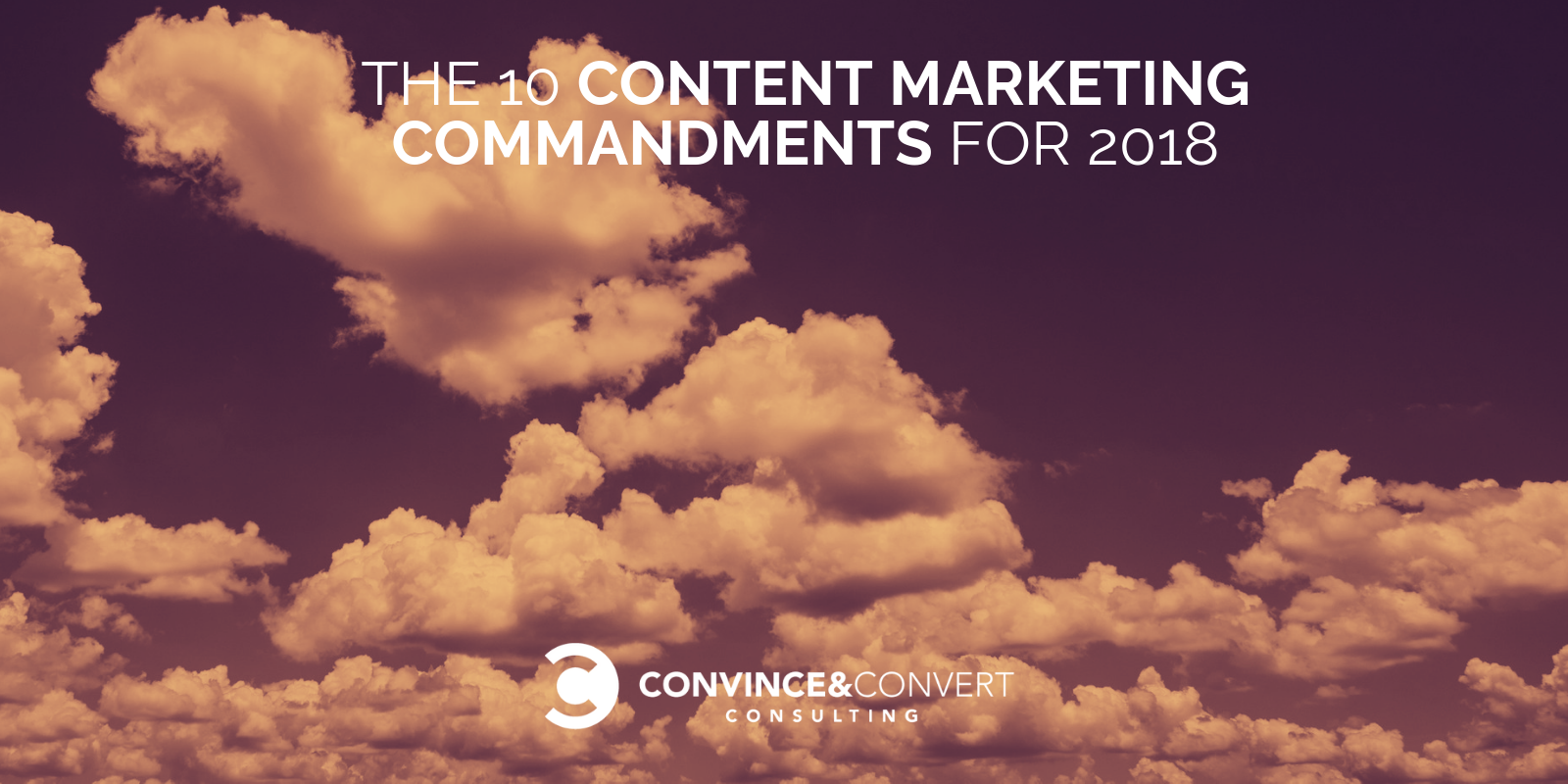 content marketing commandments