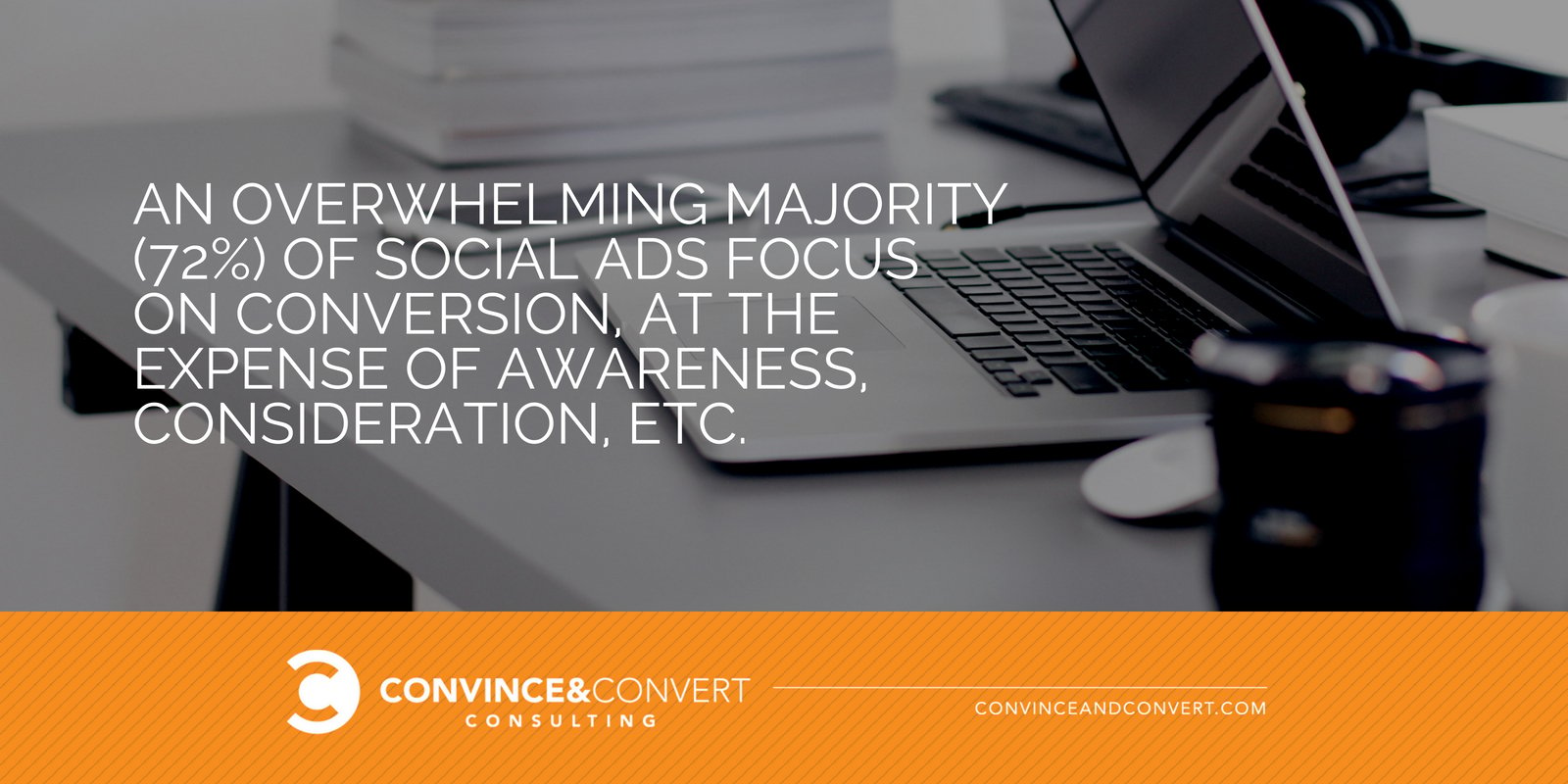72 percent of social ads