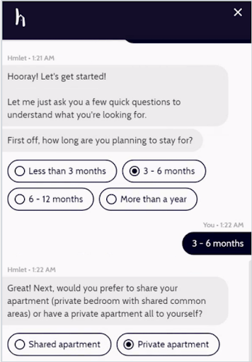 Cá nhân hóa trong tiếp thị kỹ thuật số - Chatbot example