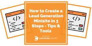 How to Create a Lead Generation Minisite Banner