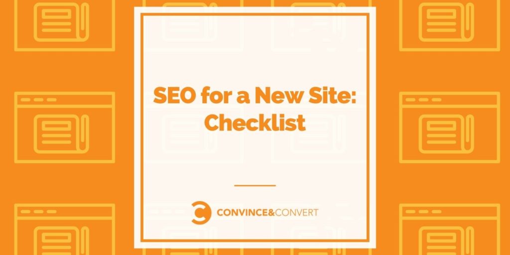 SEO for a New Site Checklist