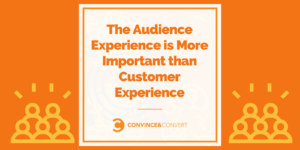 The Audience Experience is More Important than Customer Experience
