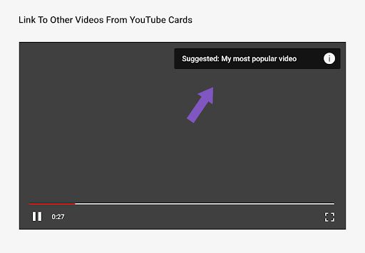 Youtube cards