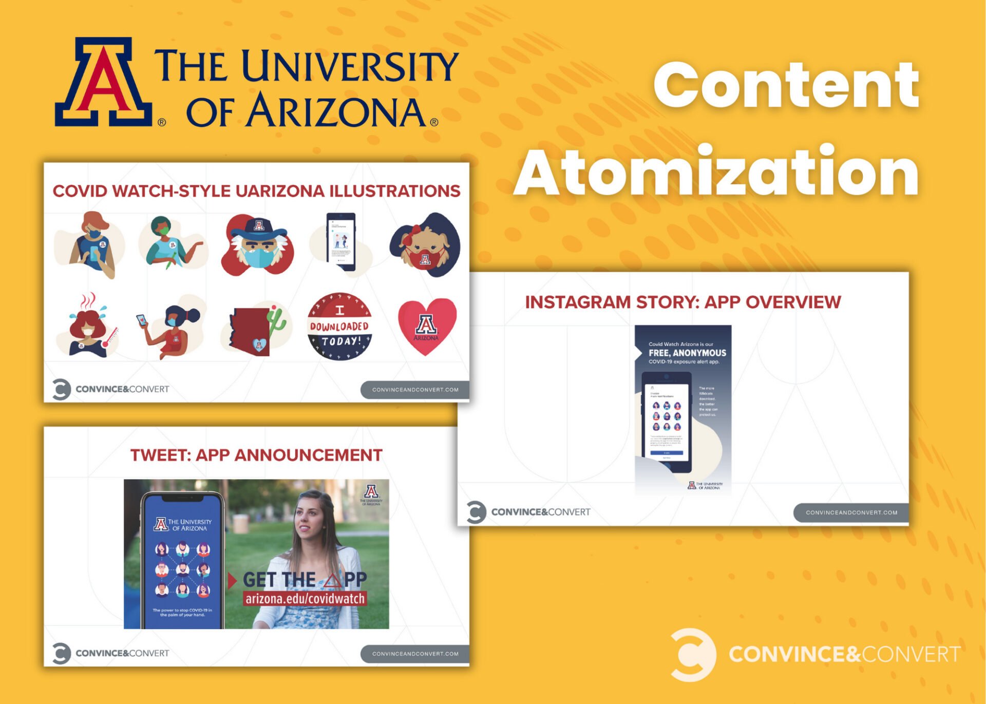 University of Arizona content atomization
