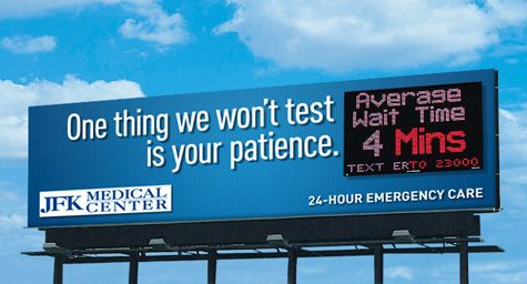 JFK Medical Center billboard