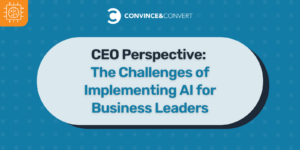 CEO Perspective: The Challenges of Implementing AI for Business Leaders.